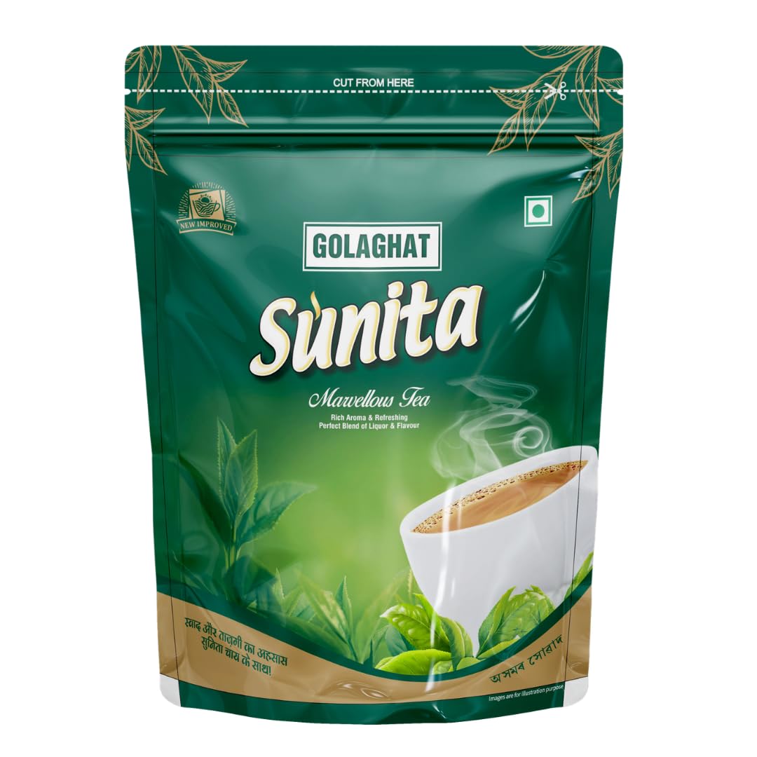 Sunita Marvellous Tea Powder | Aromatic Black Chai Patti with Bold Taste and Golden Liquor for Strong Energising Cup | Authentic Tea Blend Perfect for Morning Refreshing Beverage (500g)-image-5