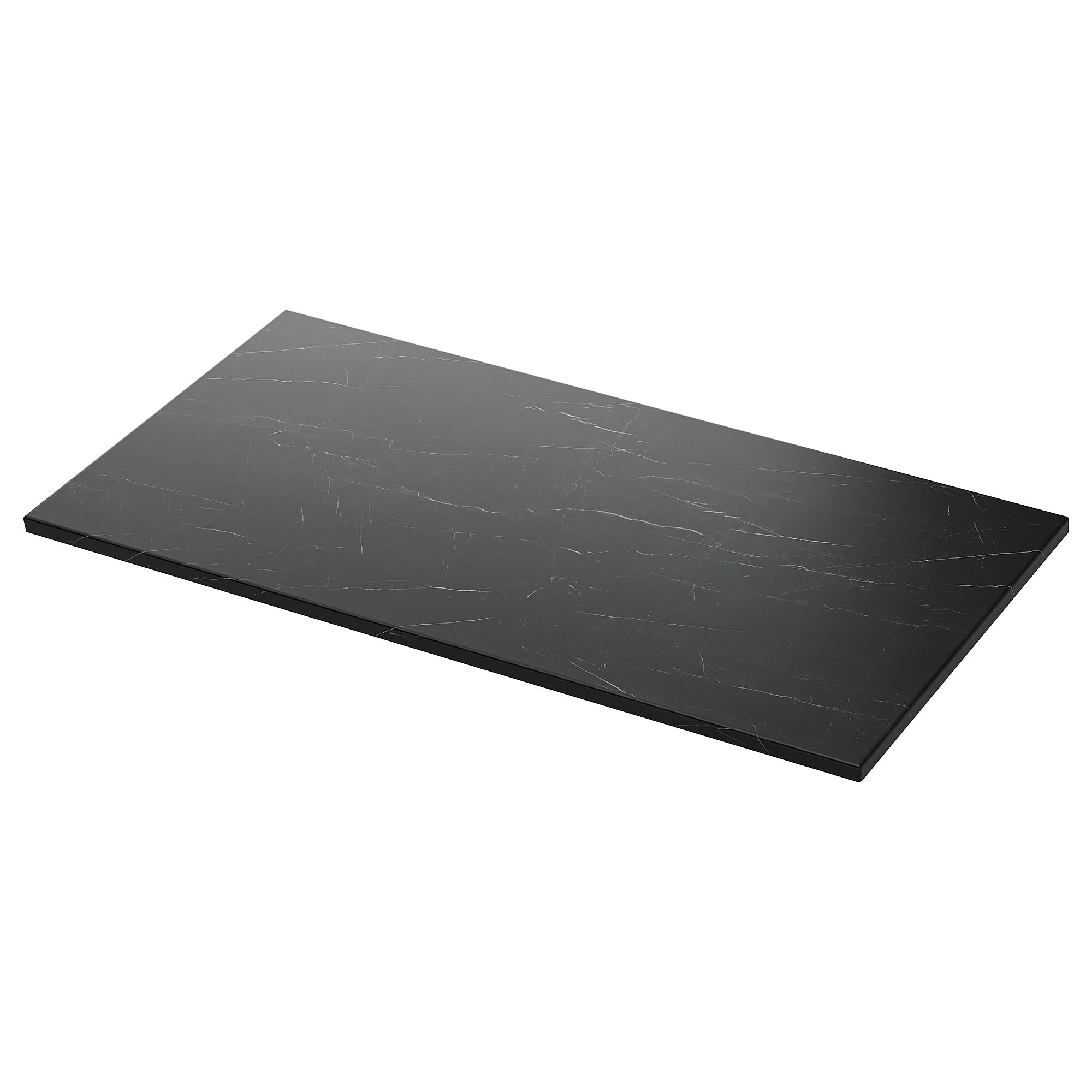 Plan de travail effet marbre noir 102x49 TOLKEN ProTuning pour meuble vasque à poser