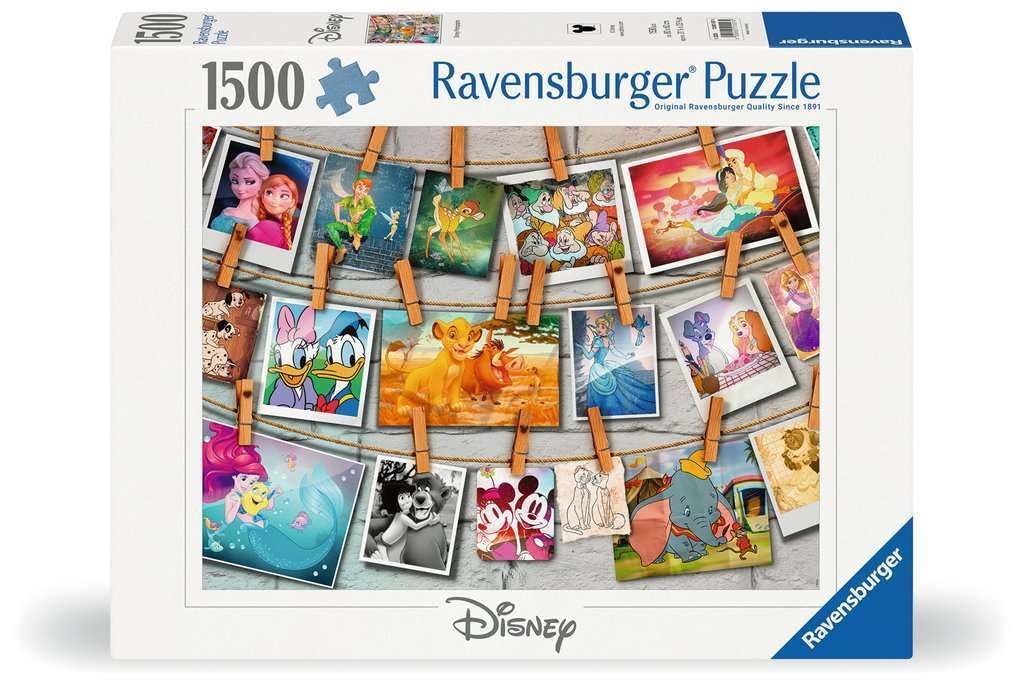 Ravensburger Disney Photographs 1500 Piece Jigsaw Puzzle | Unique Softclick Technology | Engaging Imagery | Perfect for Disney Fans