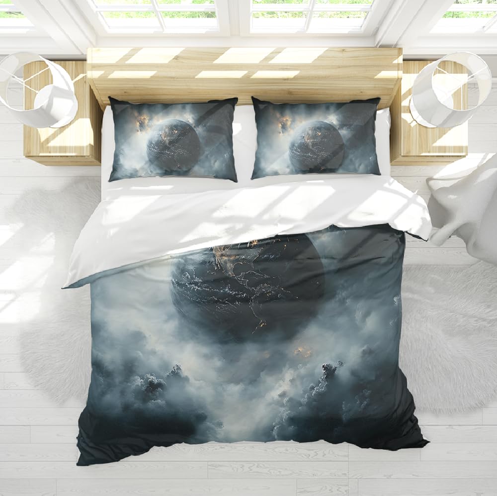 Housses de couette avec liens et zip pour éviter que la couette ne glisse la nuit
