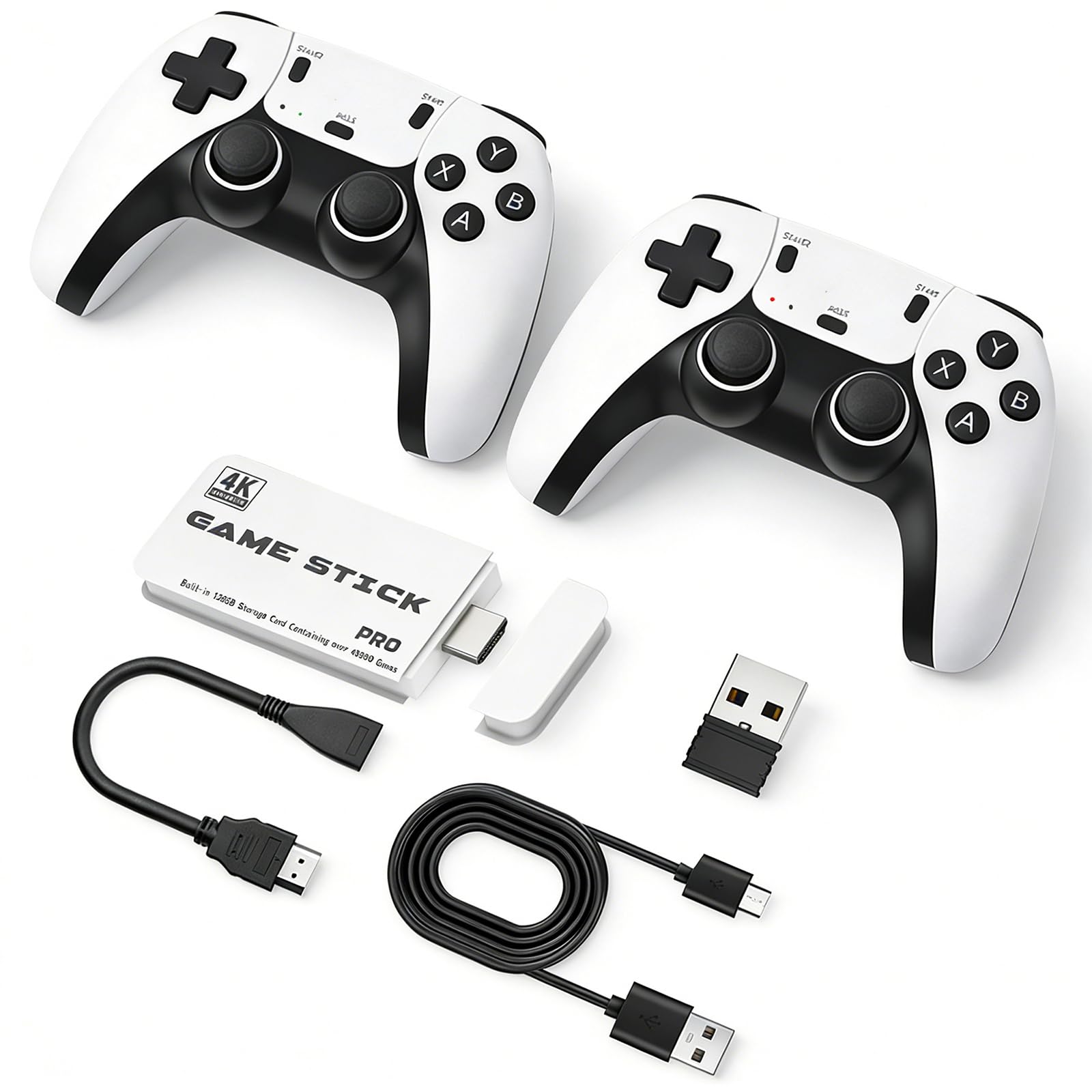 2026 M15 Retro Game Stick Pro, 128G, Retro Gaming Console, Plug & Play for TV Video Gaming Stick