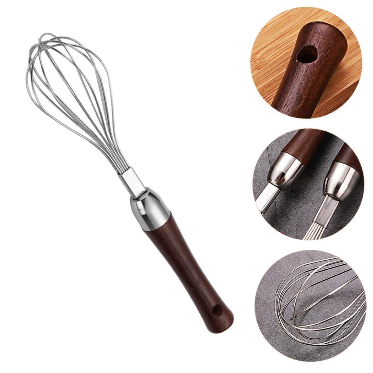 Batidor Varillas Cocina Batidor De Huevos De Mano De Acero Inoxidable, Batidora Manual Pequeña For Hornear, Pastelería De Cocina Barillas Batir Batidor De Huevo