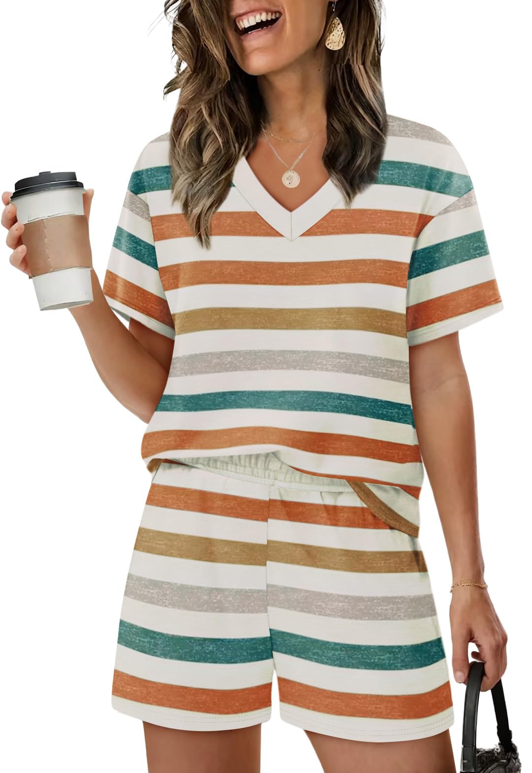Amazon.com: XIEERDUO Lounge Sets for Women Shorts Lightweight