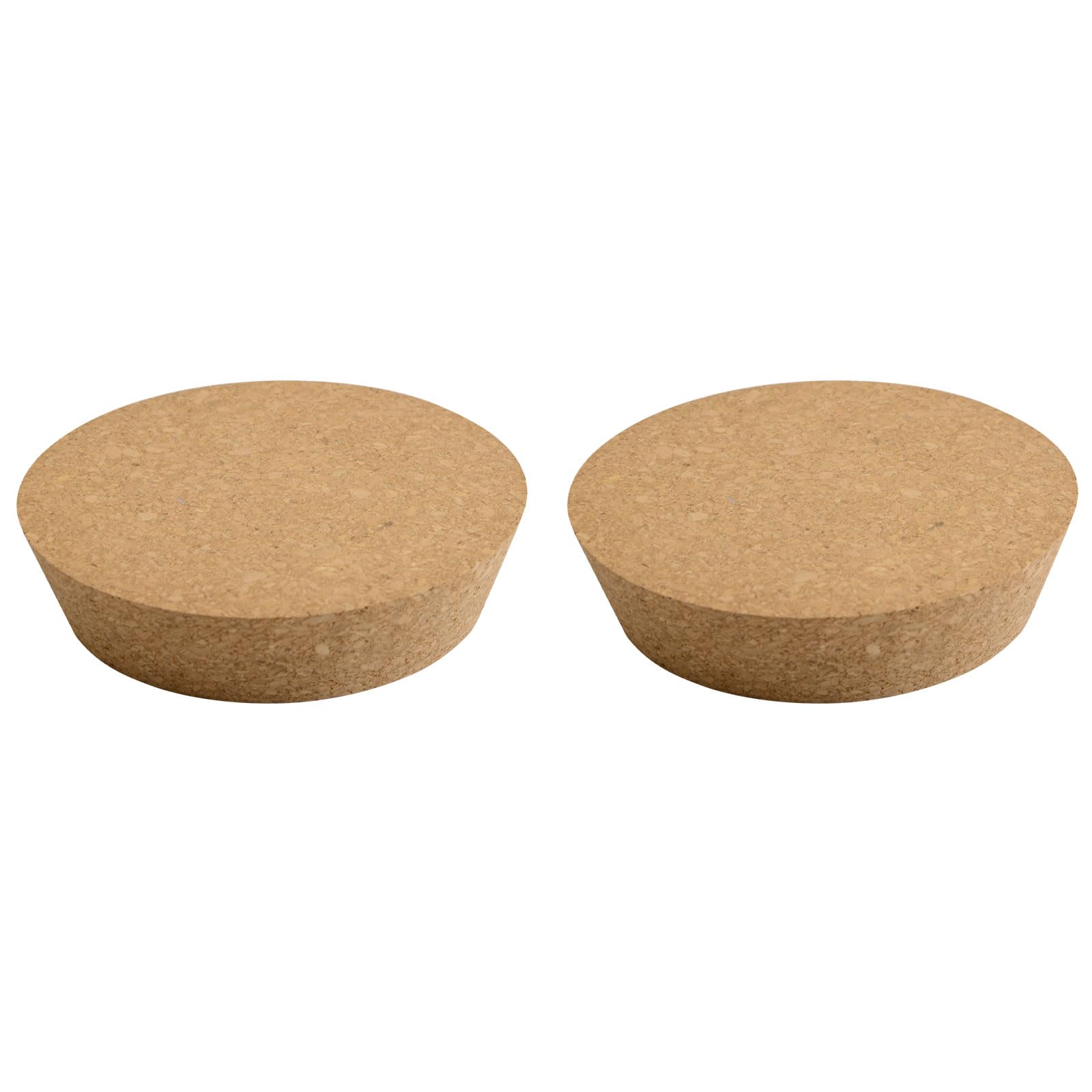 INCREWAY 2PCS Tapered Cork Stoppers Cork Plugs Replacement Corks for Wine Bottle Glass Bottle Jars 130 * 110 * 30mm