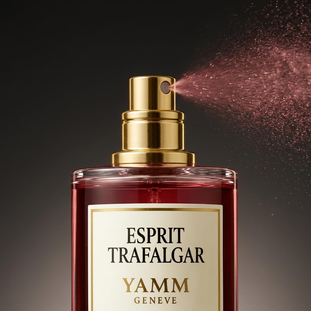 Esprit Trafalgar | Extrait de Parfum 50 ml | Unisex Parfum für Damen & Herren | Kirsche, Rosen & Rote Früchte | Fruchtig, Floral & Elegant | Luxus & Langanhaltend