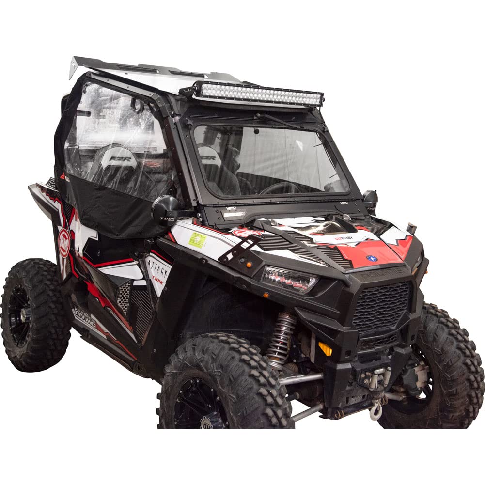 Tusk Zipperless Upper Door Kit Compatible with Polaris RZR 900 Trail EPS 2015-2020