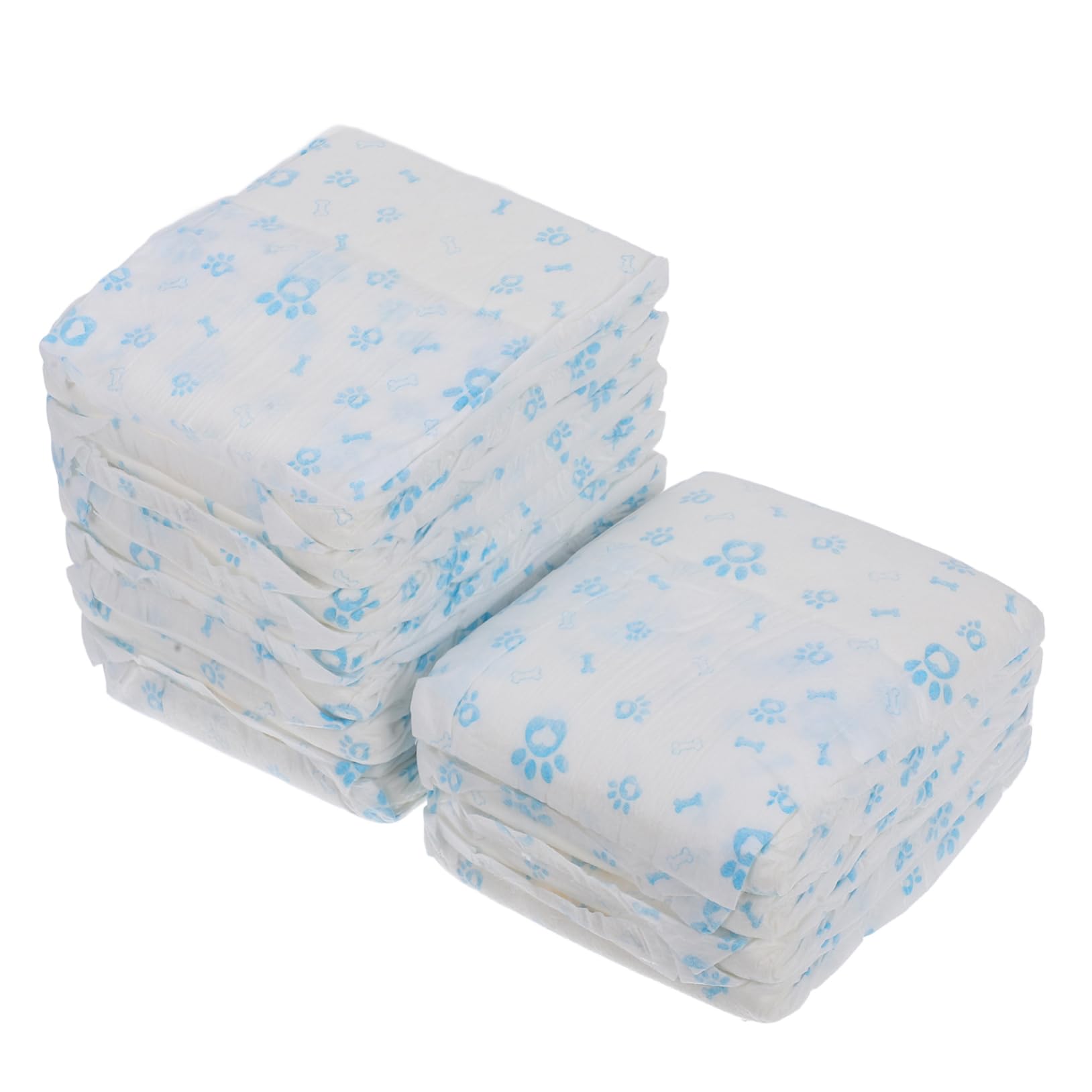 Abaodam Ultra Absorbent Dog Diapers Male Small Dogs 12 Pack Washable Leak Diaper Liners