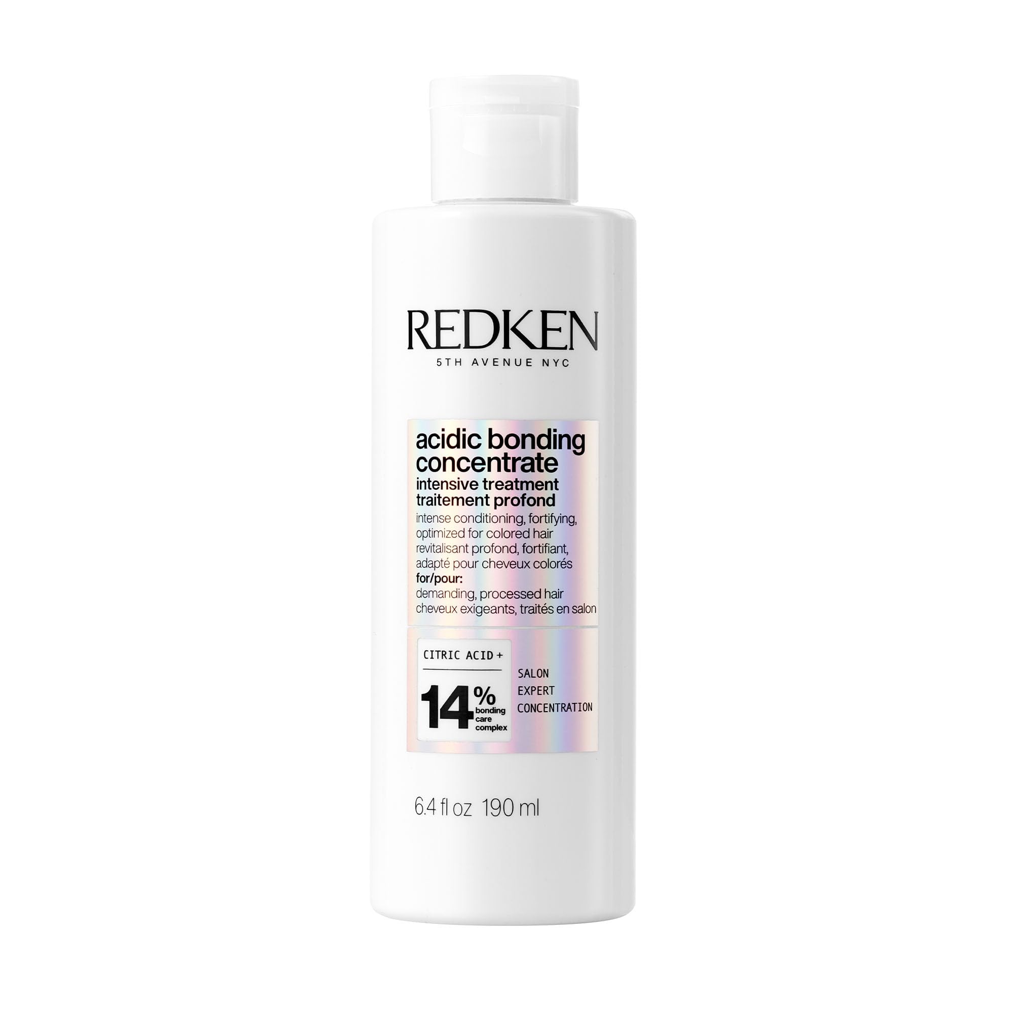 Redken Pflegendes Pre Shampoo Treatment gegen Farbverlust, Mit Bonding Care Komplex, Acidic Bonding Concentrate Intensive Treatment, 1 x 190 ml