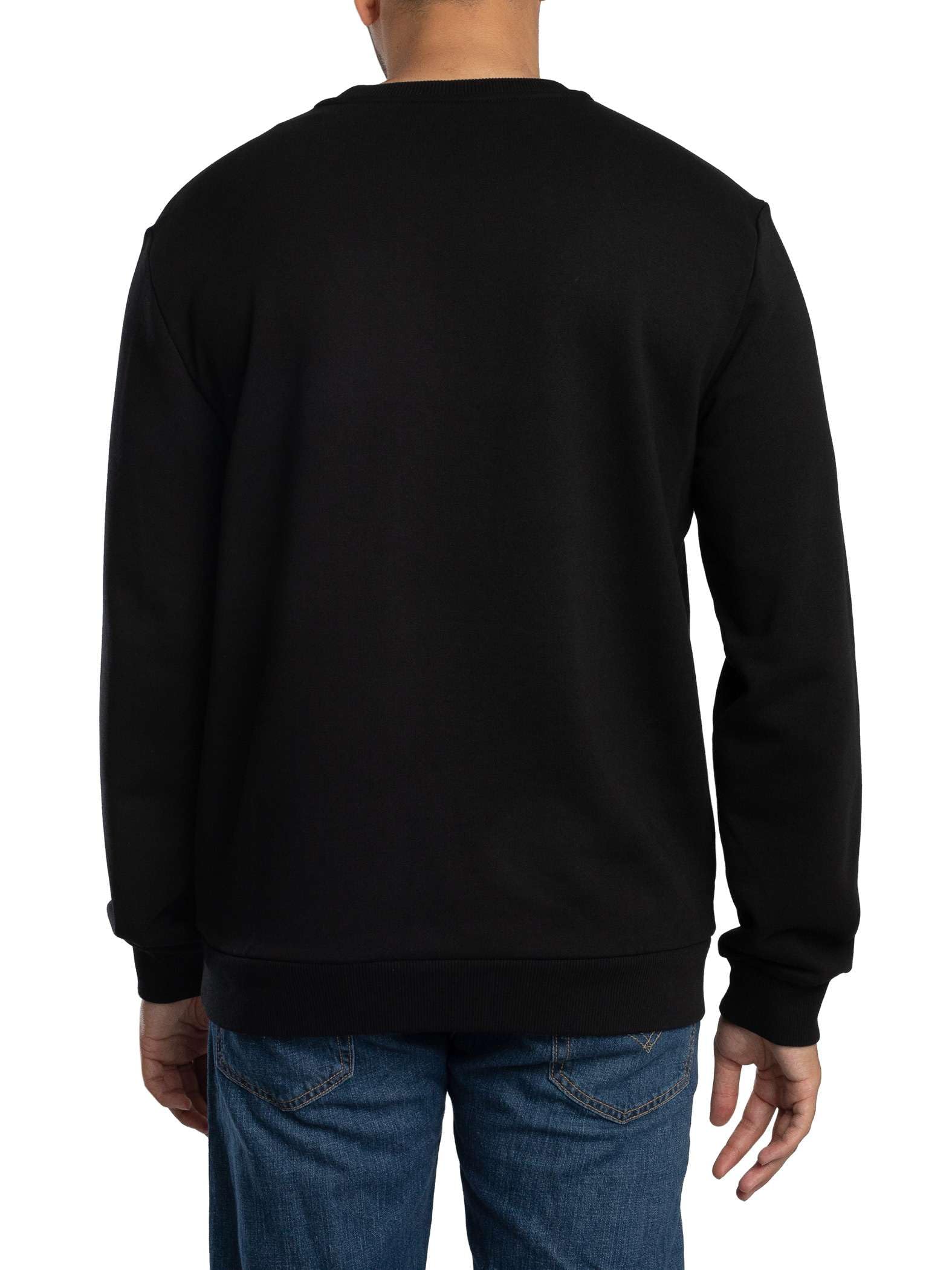 EA7 Emporio Armani Felpa Uomo Girocollo Logo Series in Cotone Stretch con Maxi Logo 7M001191AF17787 8033995856040 - XXL