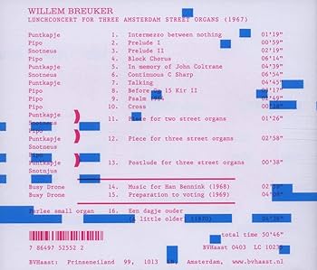 Willem Breuker - Lunchconcert For Three Amsterdam Street