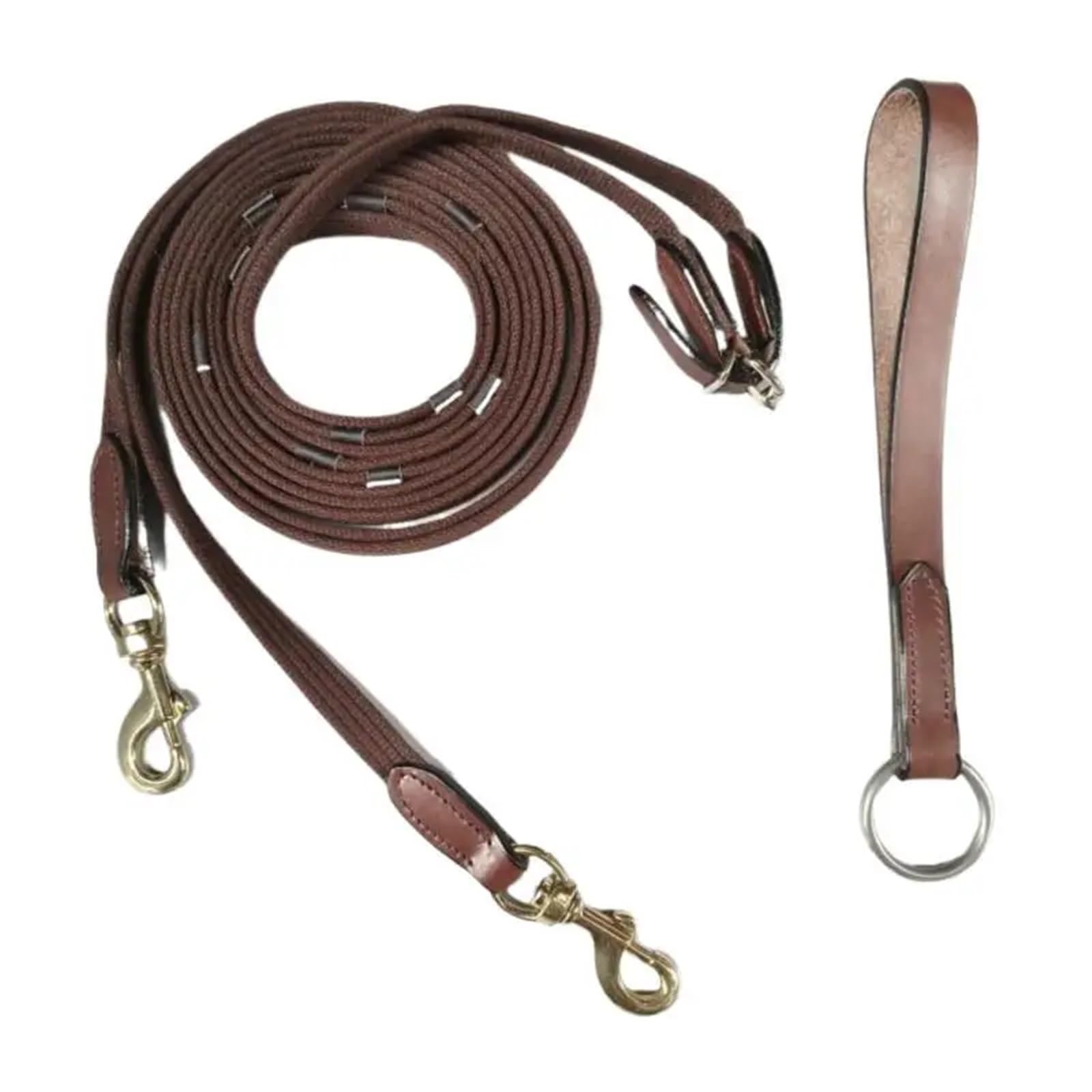 Riendas Riendas de Caballo, Accesorio Ecuestre, riendas de Entrenamiento for Montar a Caballo, arnés de Caballo, Gancho de latón, equitación