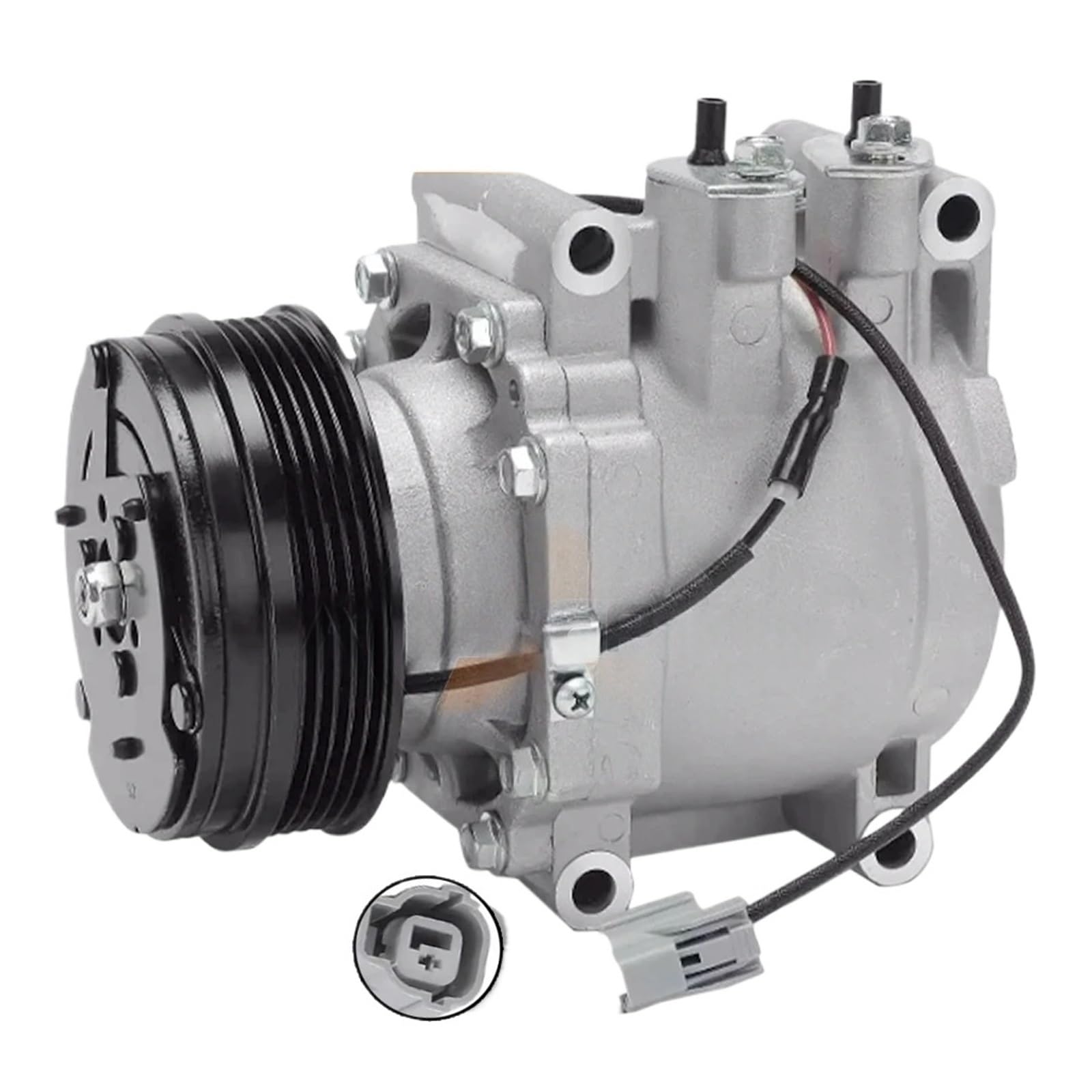 Tlwoqcoa 1Pcs Left Side Trsa09 Air Conditioning Ac Compressor Compatible For Honda Jazz 2002-2008 38800Pcma02 38800-P14-006 38800-P14-006 38810-Pwa-J02 98878 3626