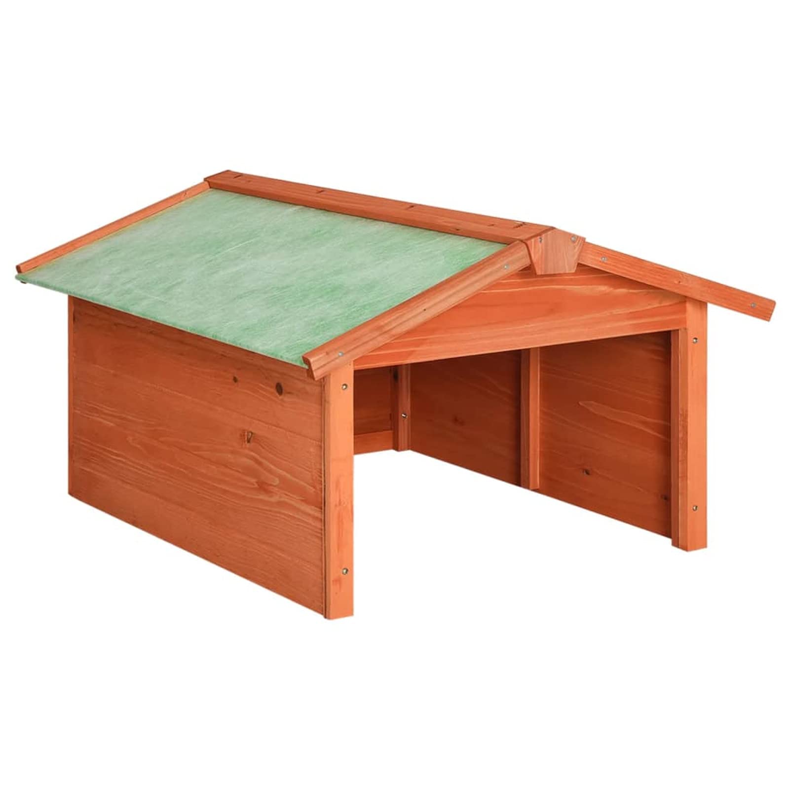 Tidyard Madera de abeto macizo robot cortacésped garaje techo refugio cubierta cortacésped cubierta cubierta garaje garaje cortacésped robot cortacésped garaje 72 x 87 x 50 cm (ancho x profundidad x