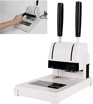 Financial Binding Machine Financial Voucher Wireless Accounting Manual Punching Machine Hot melt riveting Tube Small Glue Binding Machine