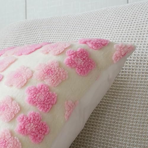 Miniatura 3 de Paquete de 2 fundas de almohada decorativas florales de otoño de 18 x 18 pulgadas, fundas cuadradas de almohada bohemias de felpa sintética suave