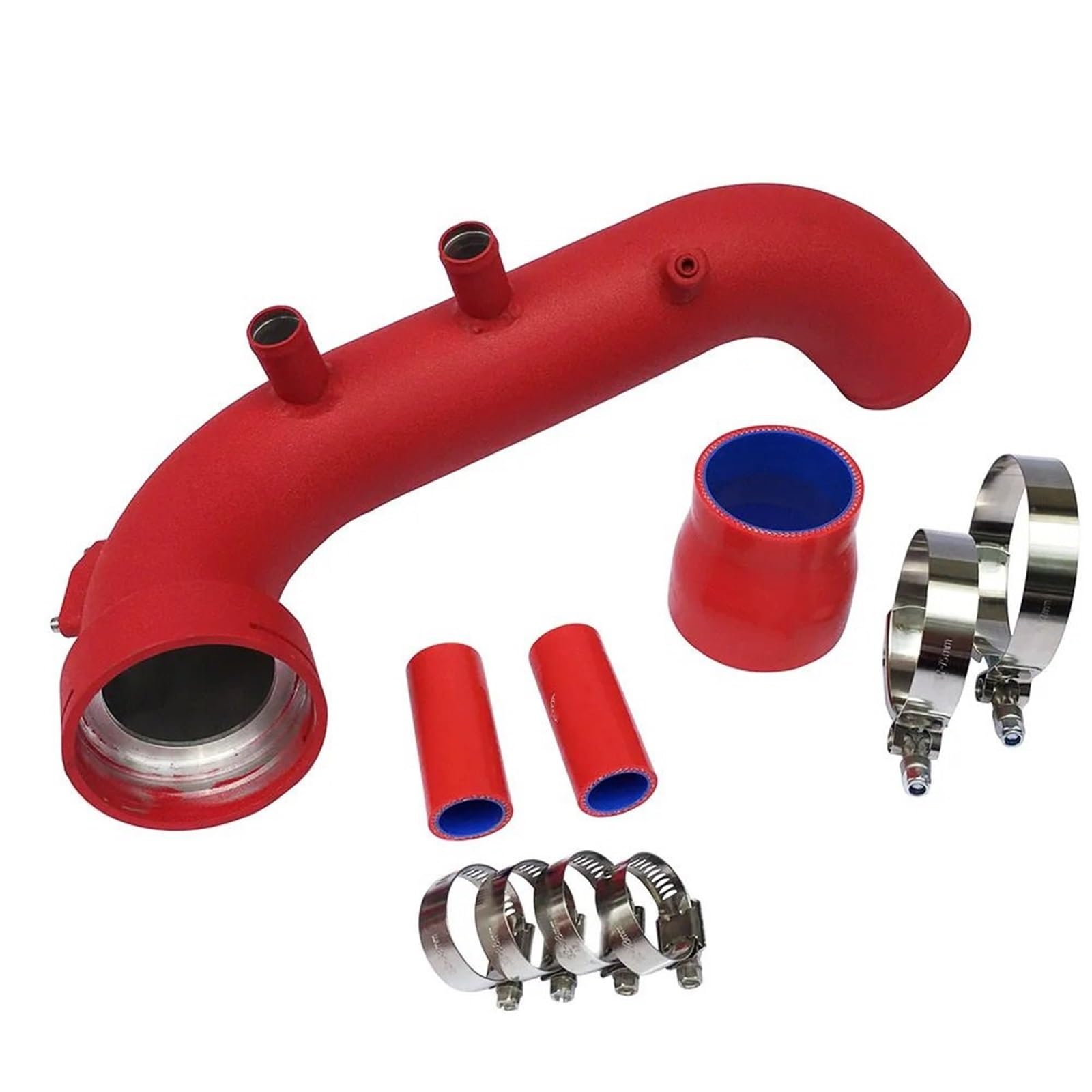 Tlvbfpg Red Cooled Intercooler Turbo Intercooler Kit Fit For 3Er E93 335I E82 135I E88 135I N54 Intercooler Charge Pipe Kit(Red)