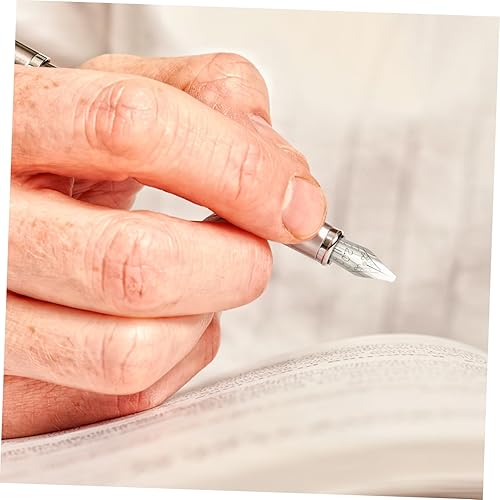 Miniatura 4 de Plumas de repuesto para pluma estilográfica, 30 unidades, punta de pluma estilográfica, punta de acero inoxidable, plumas, pintura, escritura,