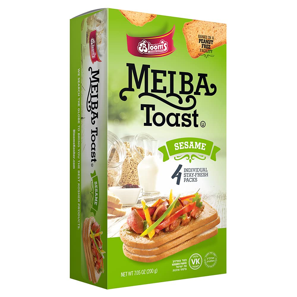 Blooms BLM1320 Melba Toast Sesame, 7.05ounce Grocery