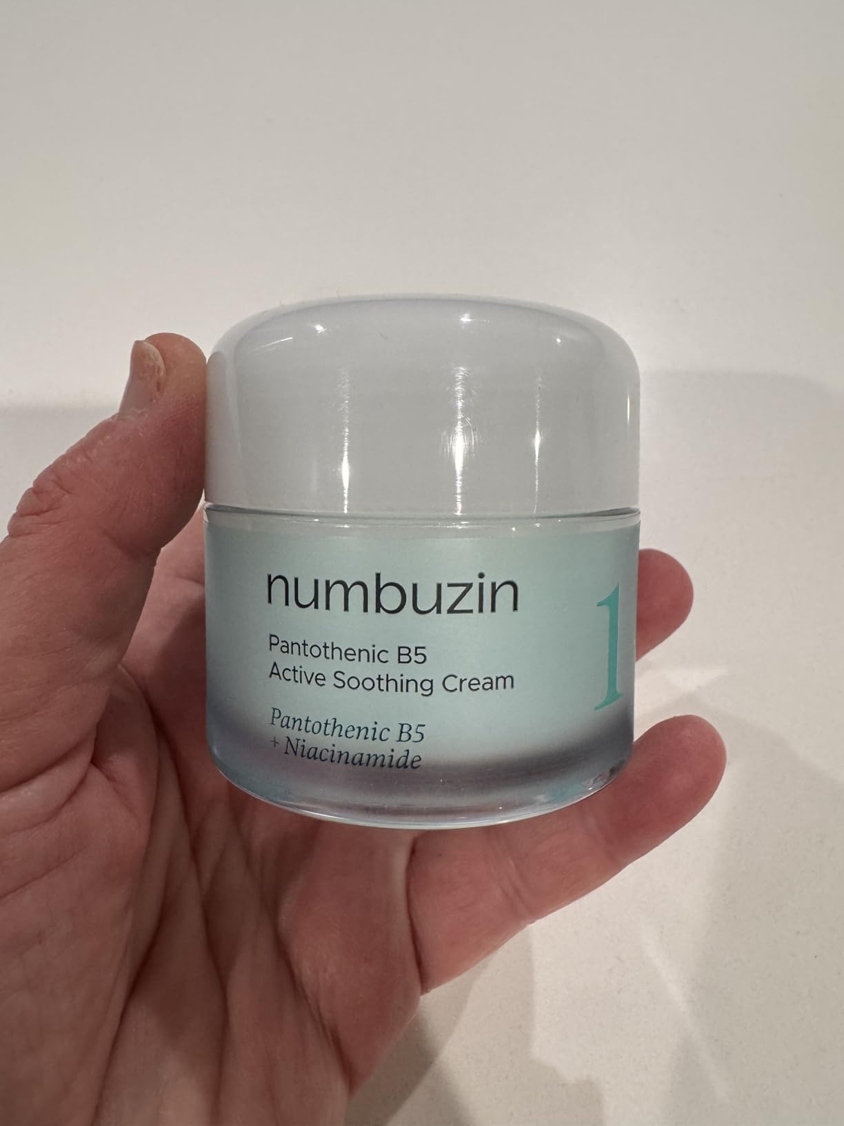numbuzin No.1 Pantothenic B5 Active Soothing Cream | Remove sebum and skin troubles, Pantothenic acid, Korean Skincare | 2.70 fl oz