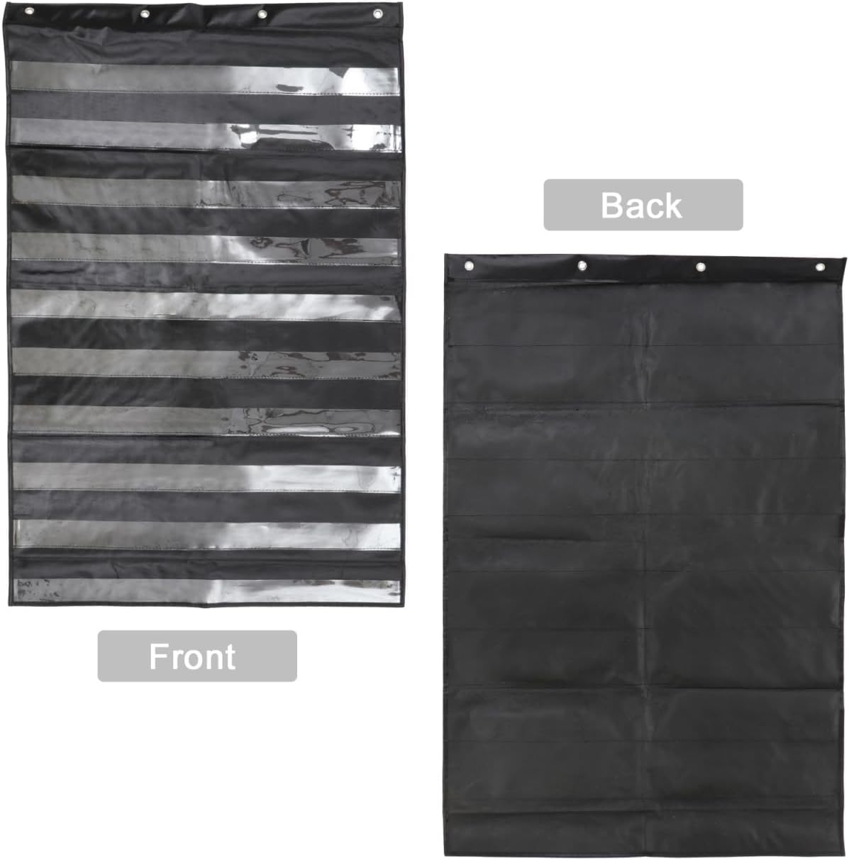 1pc Wall Pocket Hanging Storage Organizer for Classroom Transparent Teaching Chart Pouch for Teachers and Families Easy Use and Display