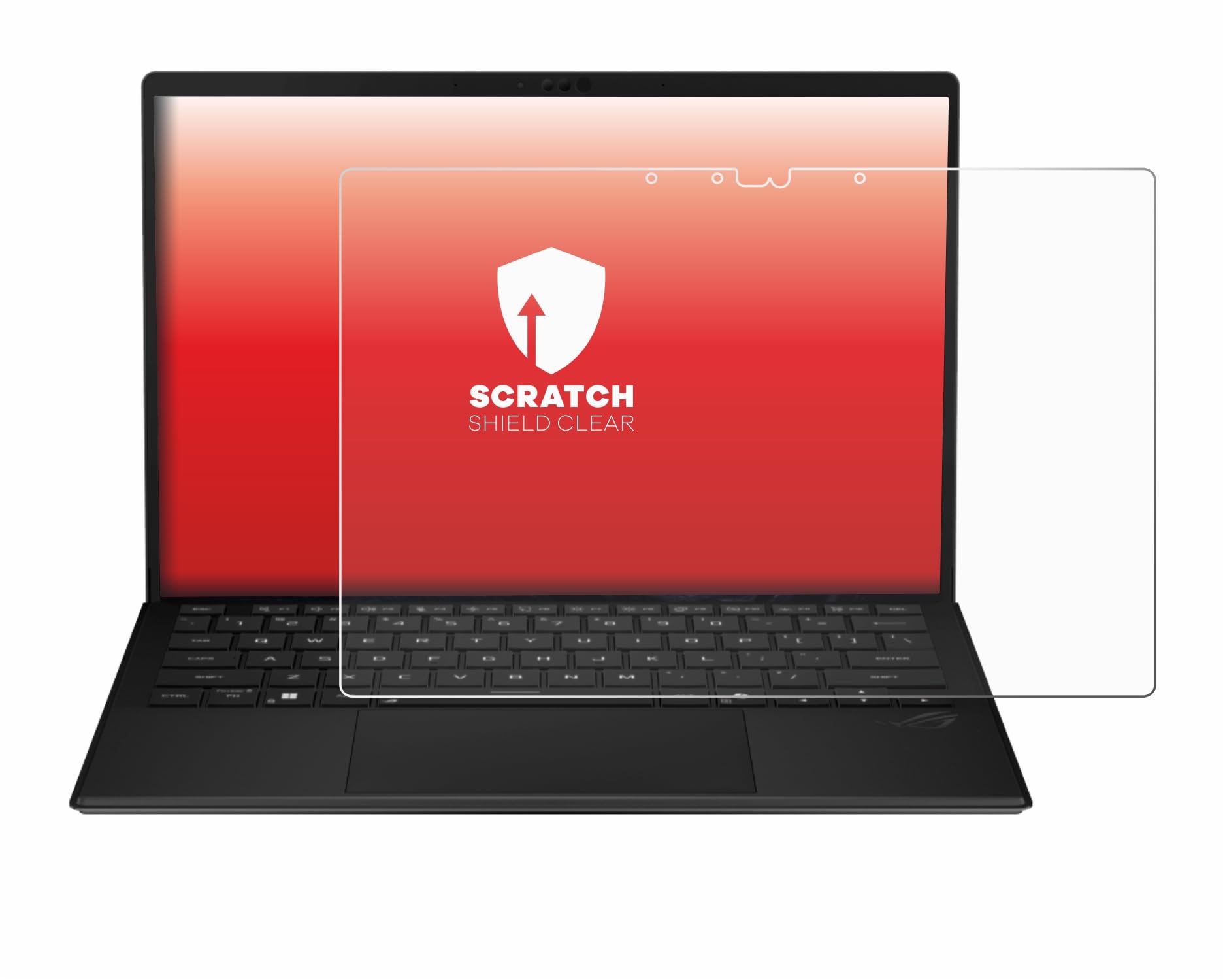 upscreen Protector Pantalla para ASUS ROG Flow Z13 2025 Película Protectora – Transparente, Anti-Huellas