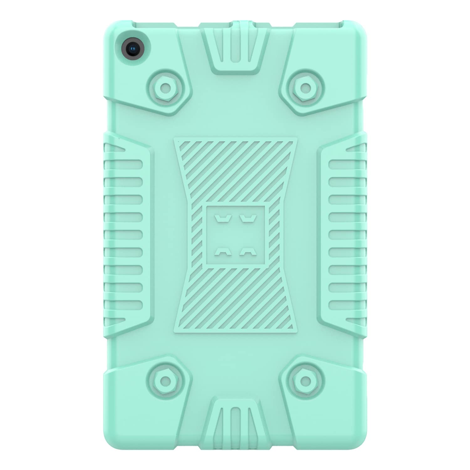 Pokrywa tabletu Dla dzieci na ogień HD 8. Sprawa 2018/2016, dla ognia Kindle Tablet Case Odporna wstrząsy Chropowatą ochronę osłona ochronna Osłona Anti-Fall(Mint Green)