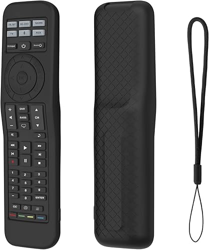 Miniatura 1 de LEFXMOPHY Funda para Bose Solo 5 TV Soundbar Universal Mando a Distancia Protector de Silicona Negro