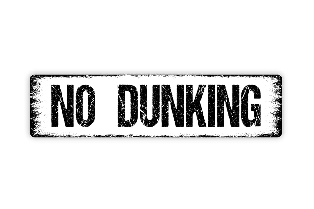 No dunking Clearance