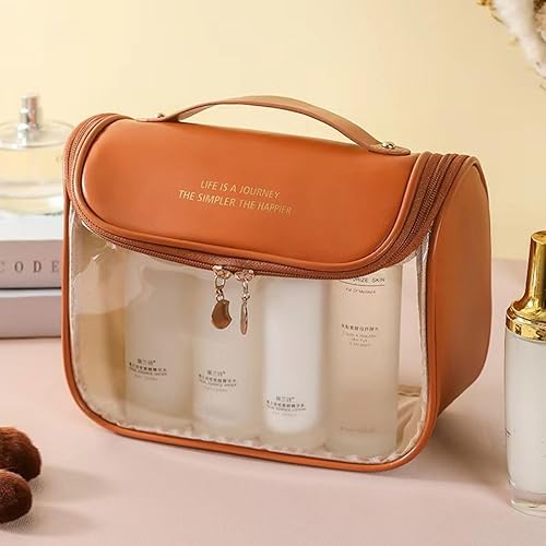 Miniatura 6 de Bolsa de aseo de viaje con gancho colgante para mujeres y hombres, organizador de viaje, bolsa organizadora de cosméticos de maquillaje para