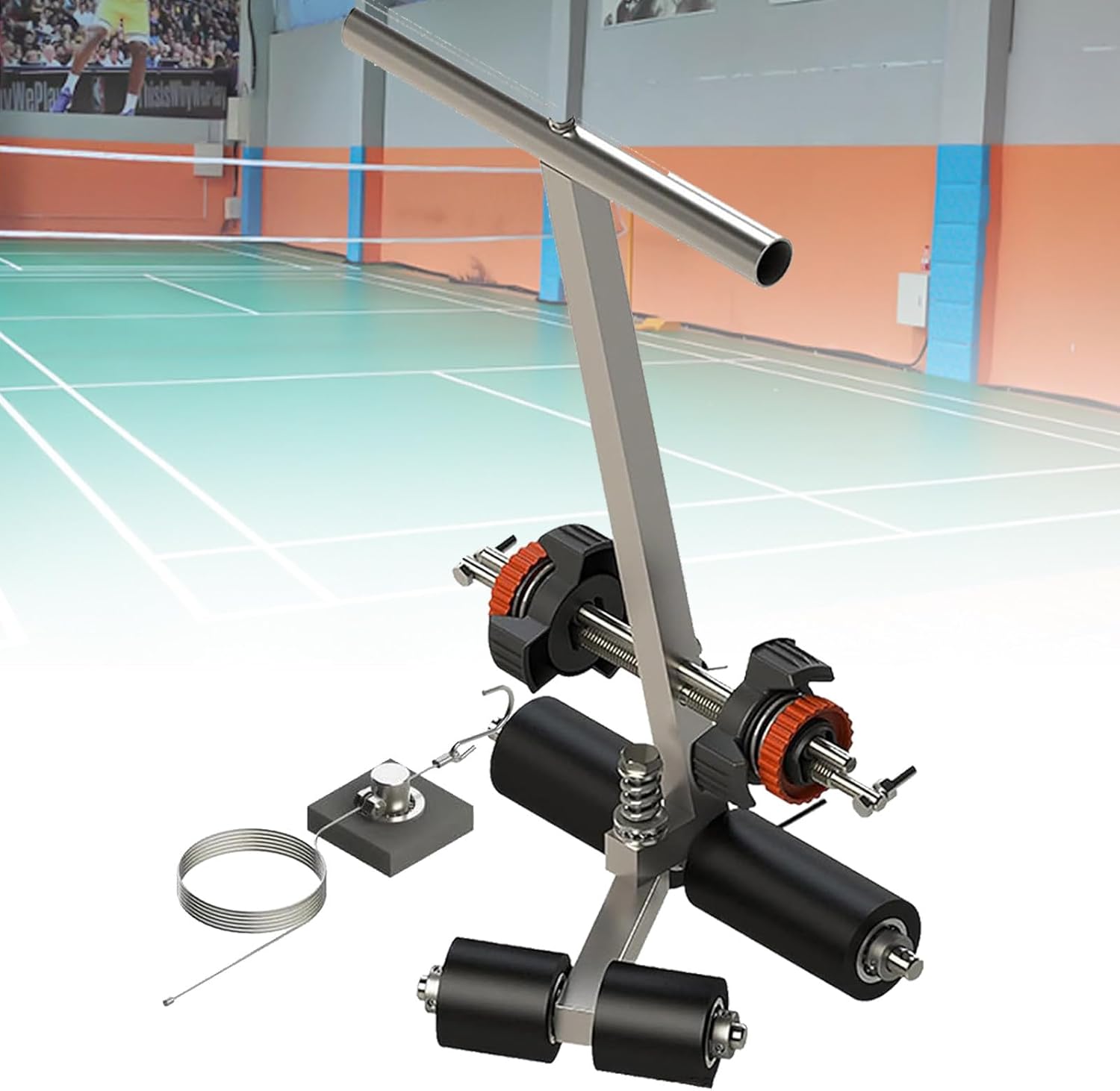Playing Field Line Striping Machines, Floor Tape Applicator, Court Marking Kit for Driveway, Basketball Courts, Road Warning,a (Round
