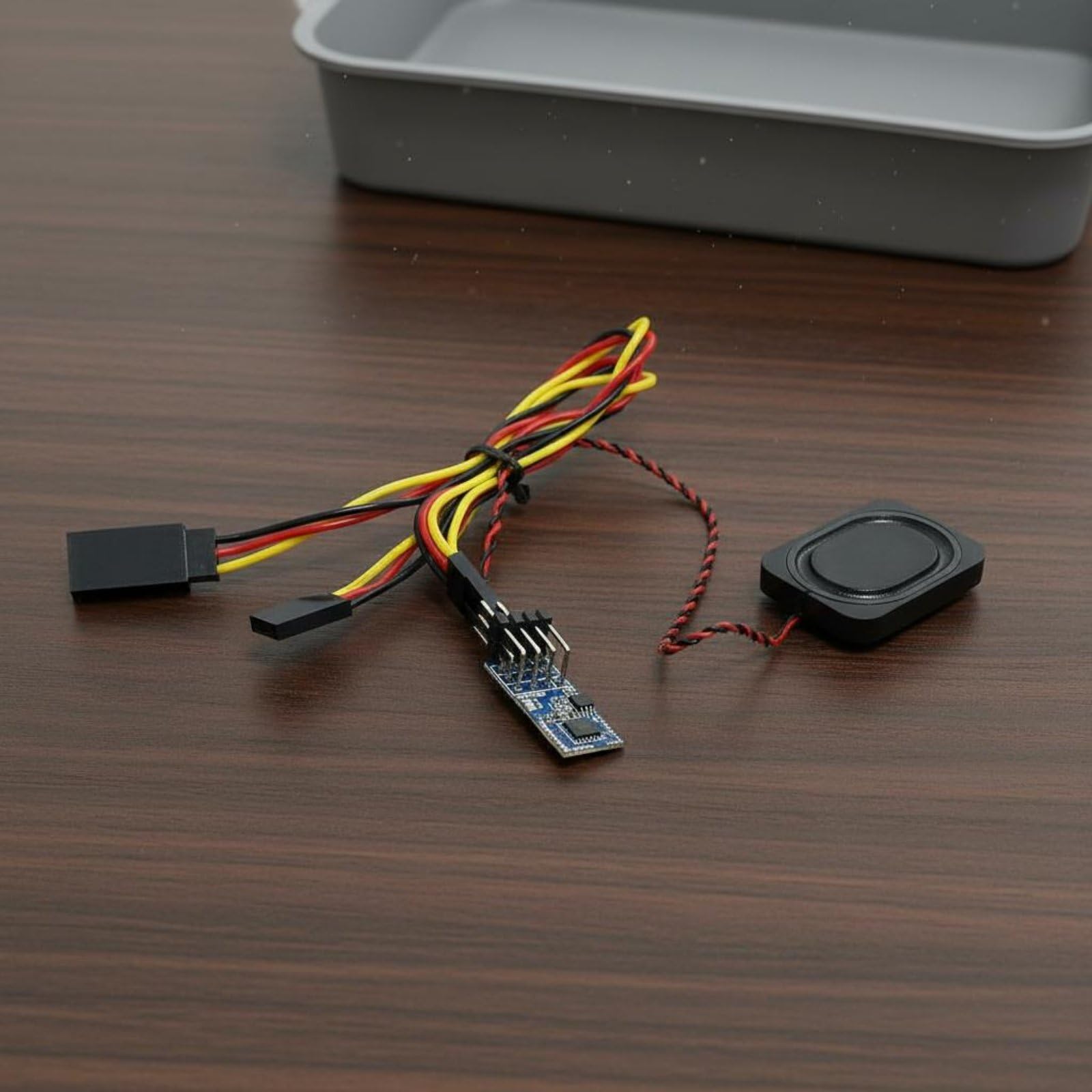 Veicolo Elettrico Sonoro Intelligente per Auto RC Simulazione Motore Modulo Audio Piccolo Altoparlante Memoria Digitale Adatto Esposizione Camioncini, Versione Diesel