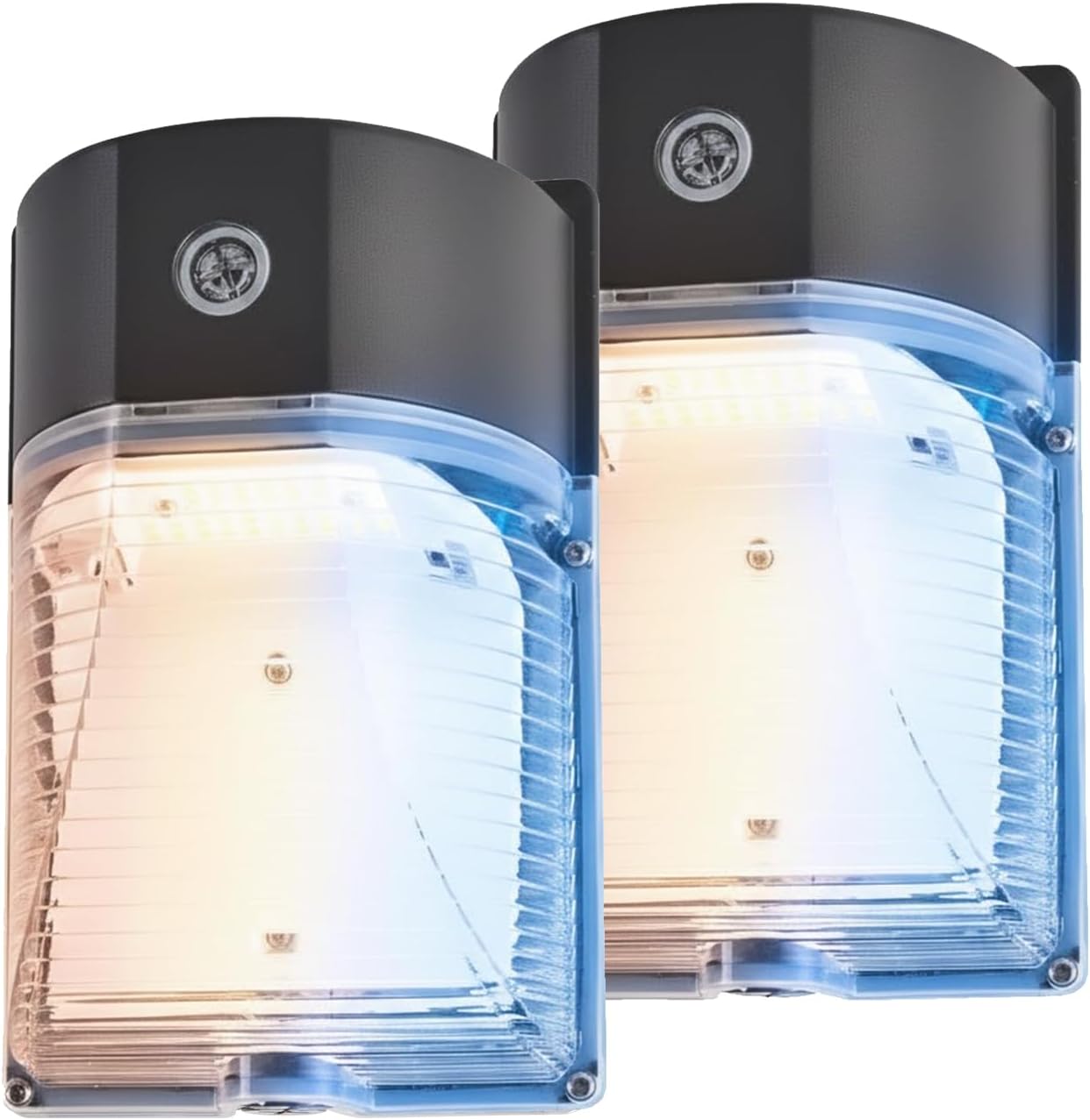 LED Wall Pack Light with Photocell, 26W/18W/13W Selectable & 3CCT 3000K/4000K/5000K,Dusk to Dawn IP65 Waterproof Outdoor Security Light for Garage, Yard, Commercial Warehouse, ETL Listed