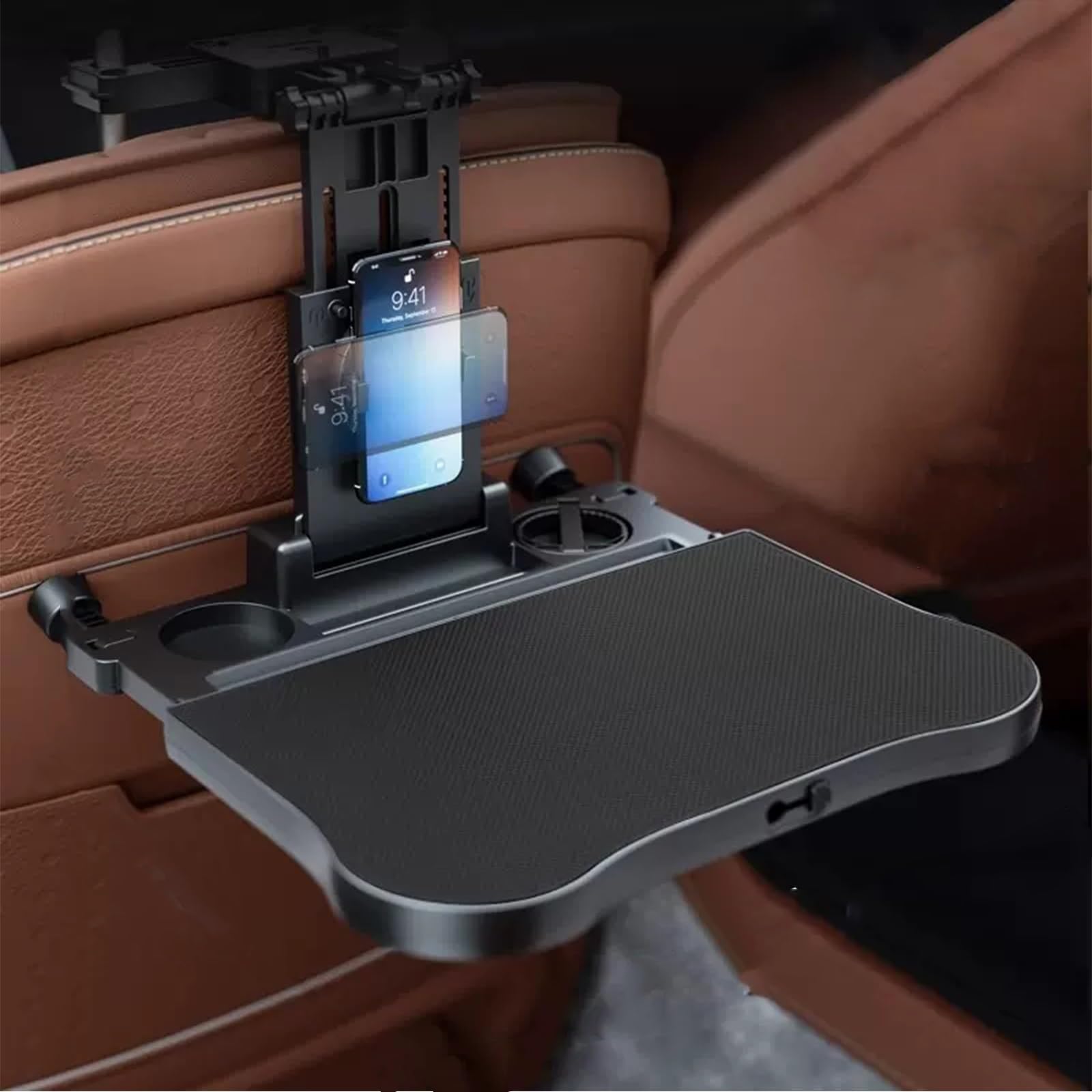 Tavolino per Sedile Posteriore per Auto Tavolo per Auto Tavolo per Auto Pieghevole Multifunzionale con Supporto per Telefono, per Lavorare, Scrivere, Mangiare, Viaggiare (Size : Style A)