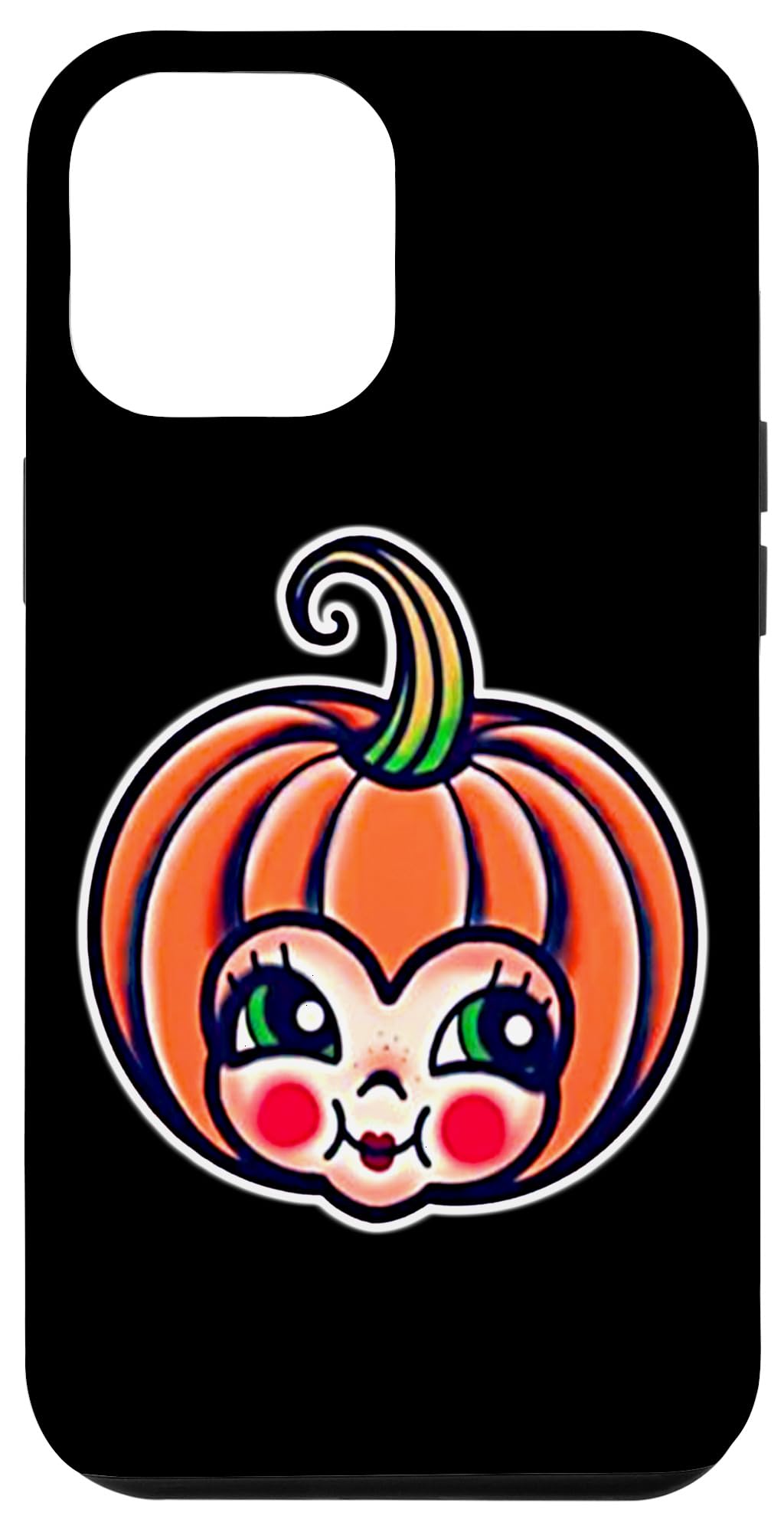Kewpie Baby Pumpkin Head Traditional Tattoo Flash Case for iPhone 13 Pro Max