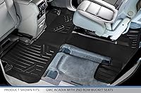 Vista 4 de MAXLINER - Juego de tapetes de piso de ajuste personalizado de 3 filas compatibles con Cadillac XT6 2020-2025