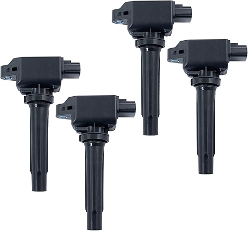 Miniatura 1 de TRQ Juego de 4 bobinas de encendido para Mazda3 2.0L 2012-2018  Mazda3 2.5L 2014-2018  Mazda6 2.5L  2014-2017 Mazda CX5 2.0L  2014-2018 018 Mazda