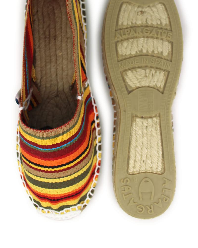 Alpargatas de Rayas Multicolores Hechas a Mano en España