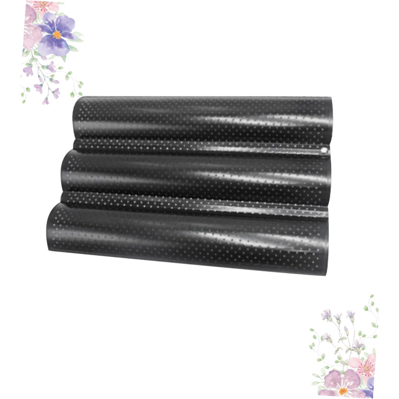 Alipis Baguette Backform Wellenmuster Mittelgroß Backblech Schwarz Antihaft Beschichtet Für Französisches Brot Backen Zuhause Und Bäckerei