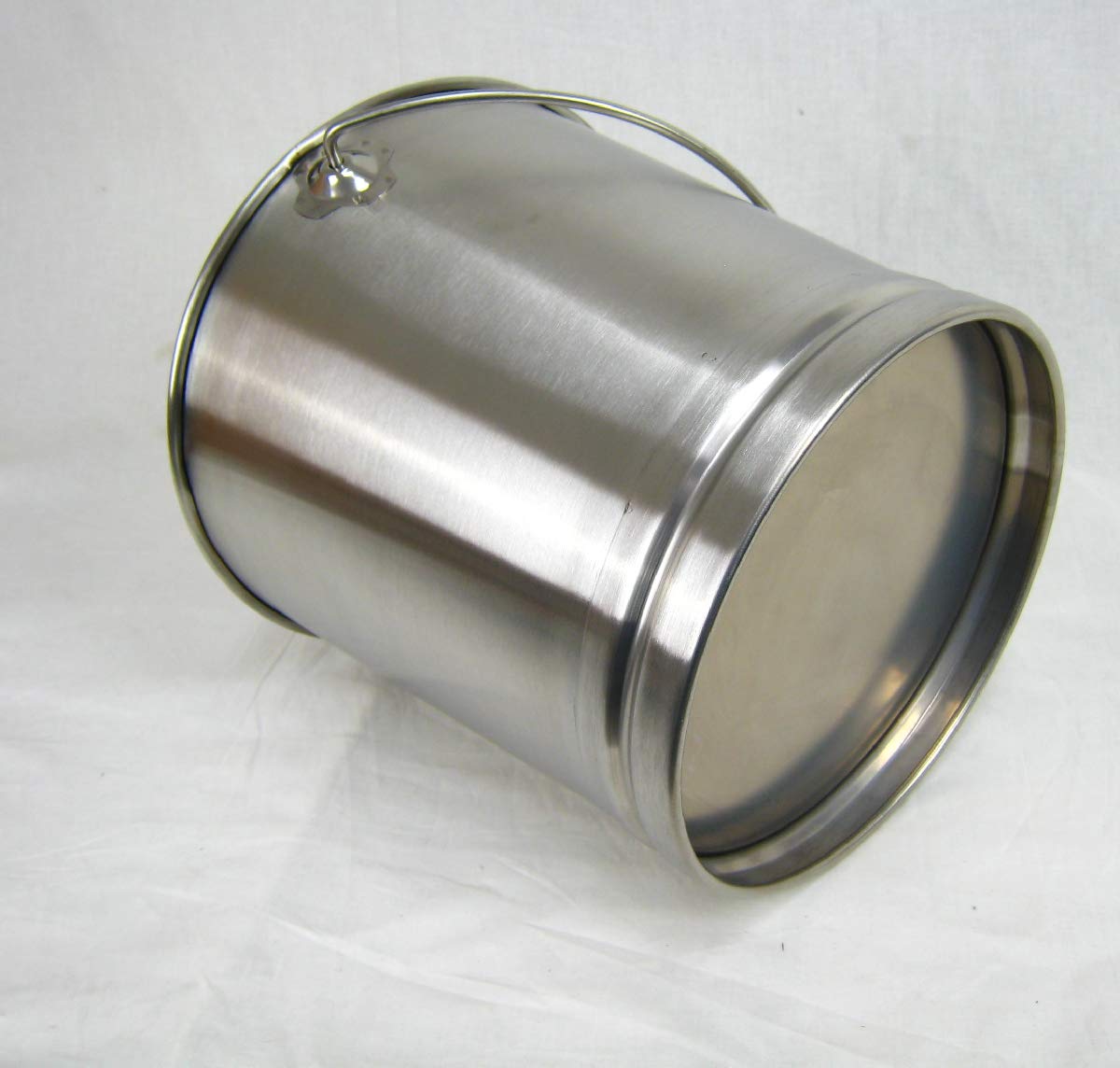 airbrush-city Seau de Cuisine Seau INOX 20 litres avec Couvercle