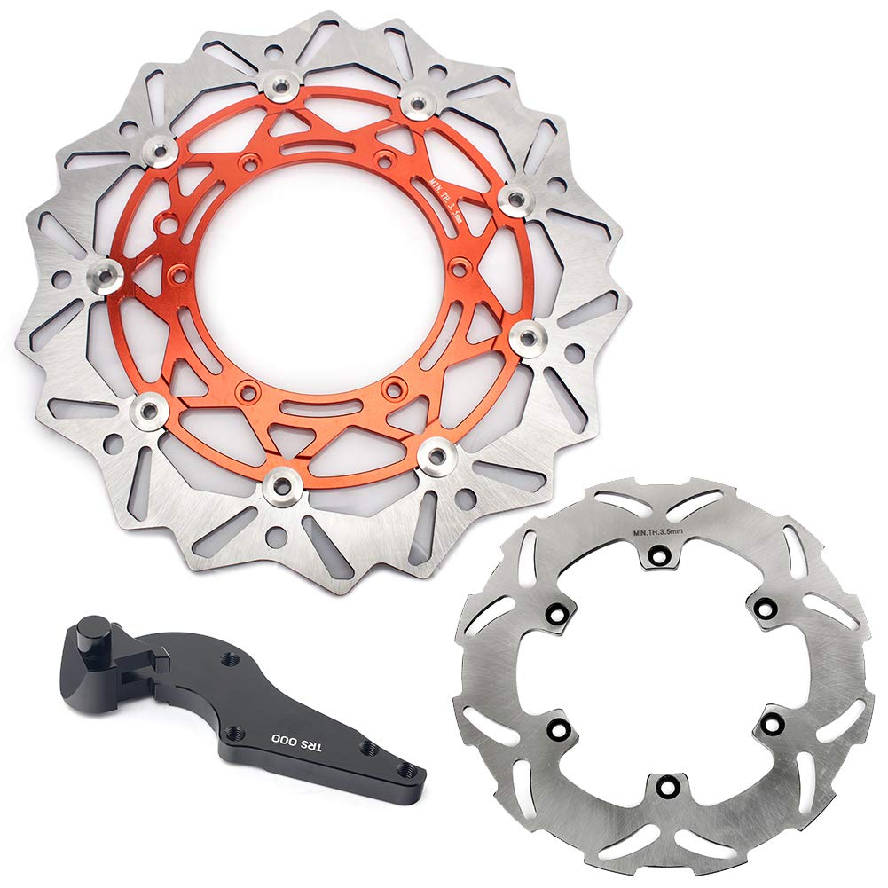 TOFR Front Rear Brake Rotors Bracket for SX 125 150 250 SXF450 XCF250 EXC 450 530