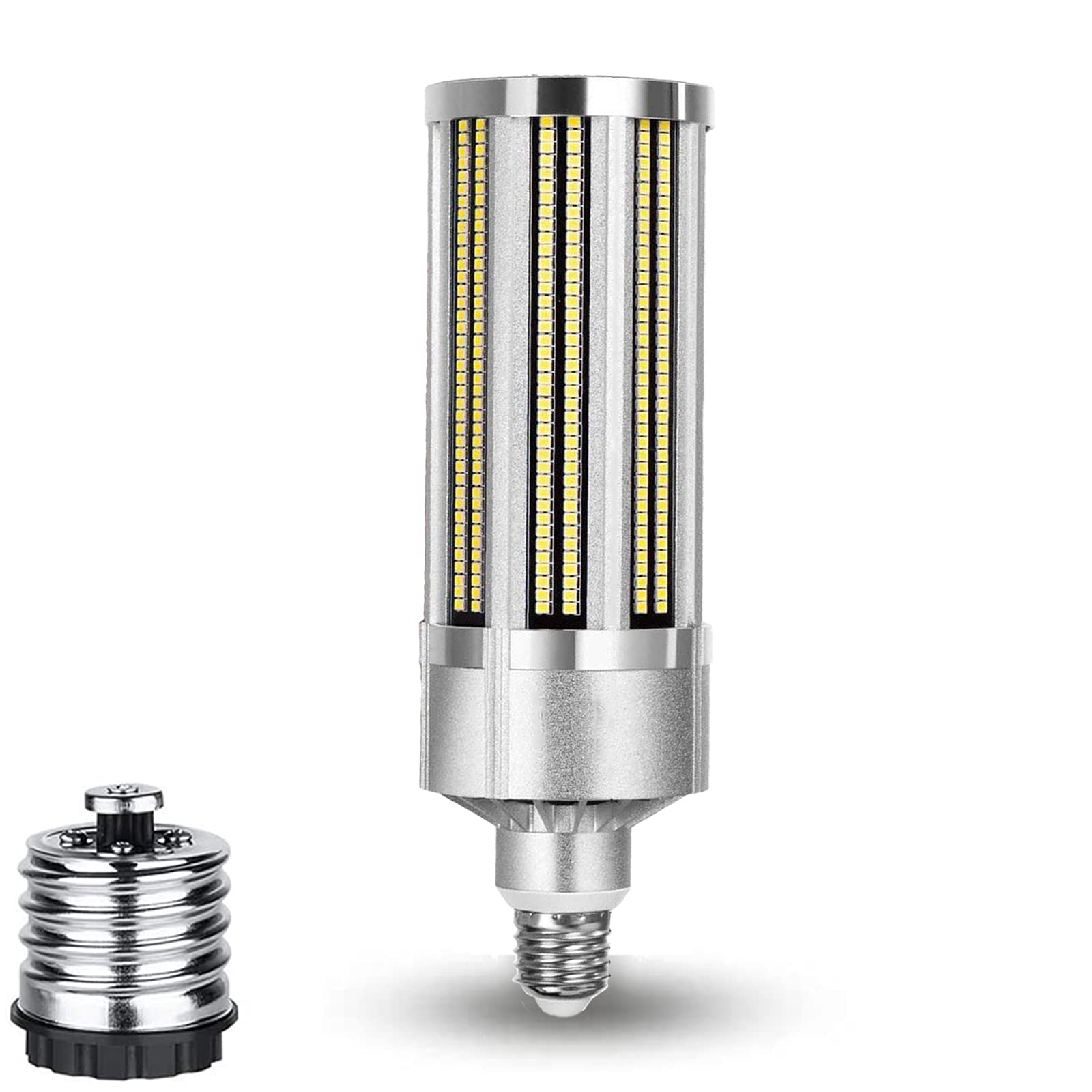 80W LED Light Bulbs Daylight 6000K Flood LED Corn Light Bulbs 800 Watt Equivalent 9642Lm E27 General purpose Screw Base 360° Wide Angle Beam Lighting Home/Warehouse(E40)