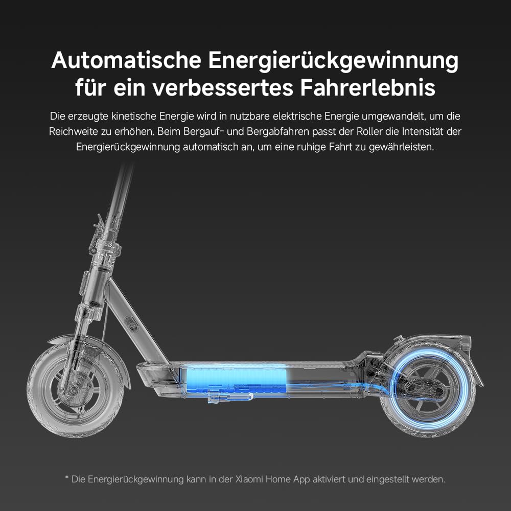 Xiaomi E-Scooter mit Straßenzulassung 4 Lite, 4 Ultra, 5 Elite, 5, 5 Pro, 5 Plus oder 5 Max (max 20km/h, bis zu 70km Reichweite und 25% Steigung, Luftreifen, Dual-Bremsen, Display, App)