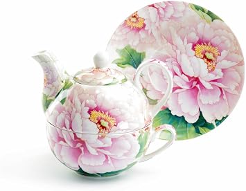 Gracie China Empire Peony Fine Porcelain Tea For One Set