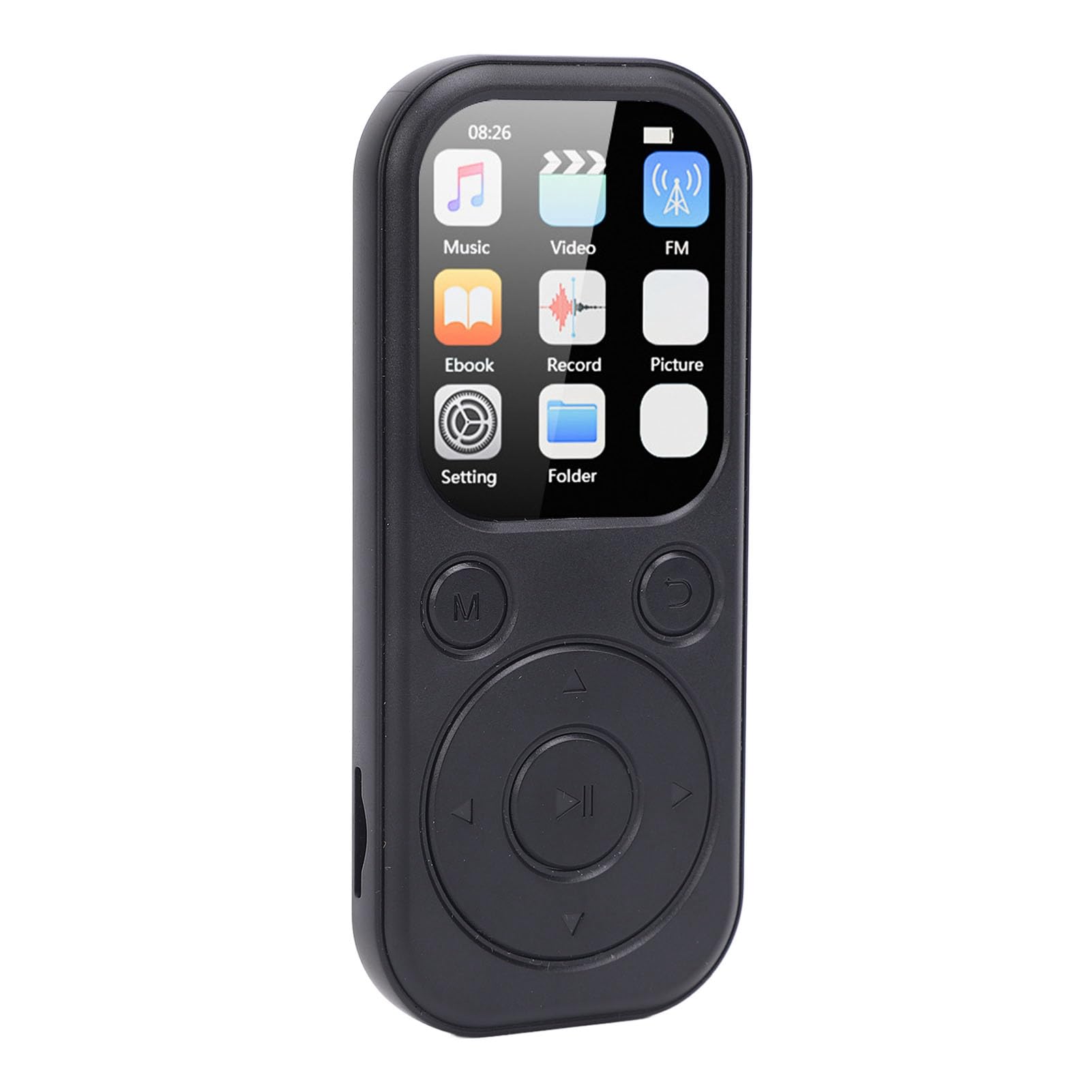 VBESTLIFE Lettore MP3 Bluetooth 5.4 con Supporto per Scheda di Memoria da 128 GB Suono HiFi Lettore Musicale Portatile con Schermo da 2,01 Pollici (Con scheda di memoria 64G)