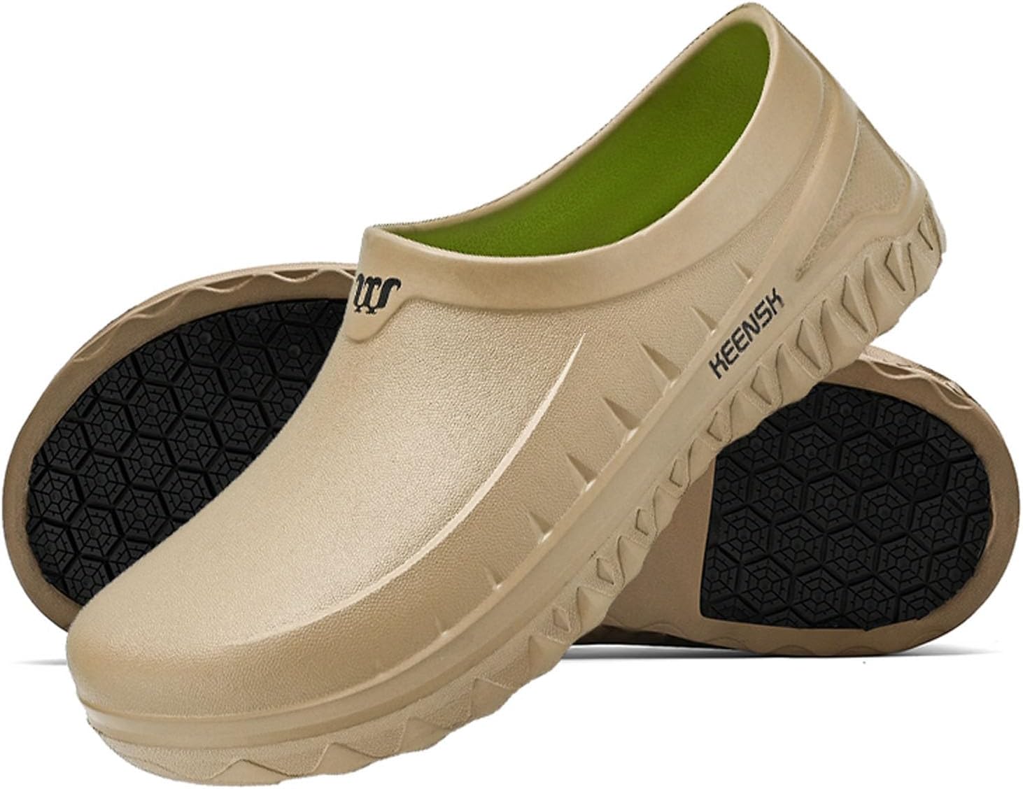 MEIAGDT Women's Men's Work Clogs Kitchen Shoes Non Slip Waterproof Restaurant Garden Nursing Food Service Chef Shoes