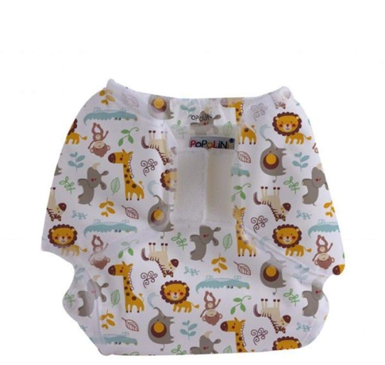 Popollini PopoWrap Sur-pantalon respirant avec fermeture Scratch et protection contre les fuites (L - 9-15 kg)