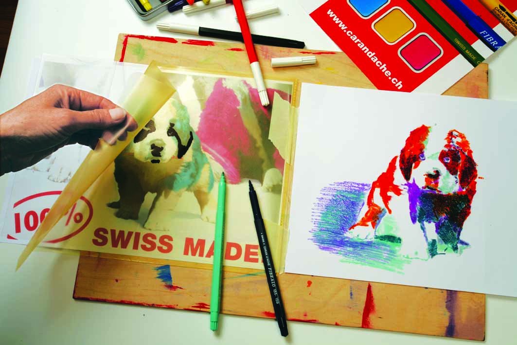 CARAN d'ACHE - FIBRALO Aquarelle Filzstifte in Metallbox - 24 Stück, 19,1 x 1,6 x 25,8 cm