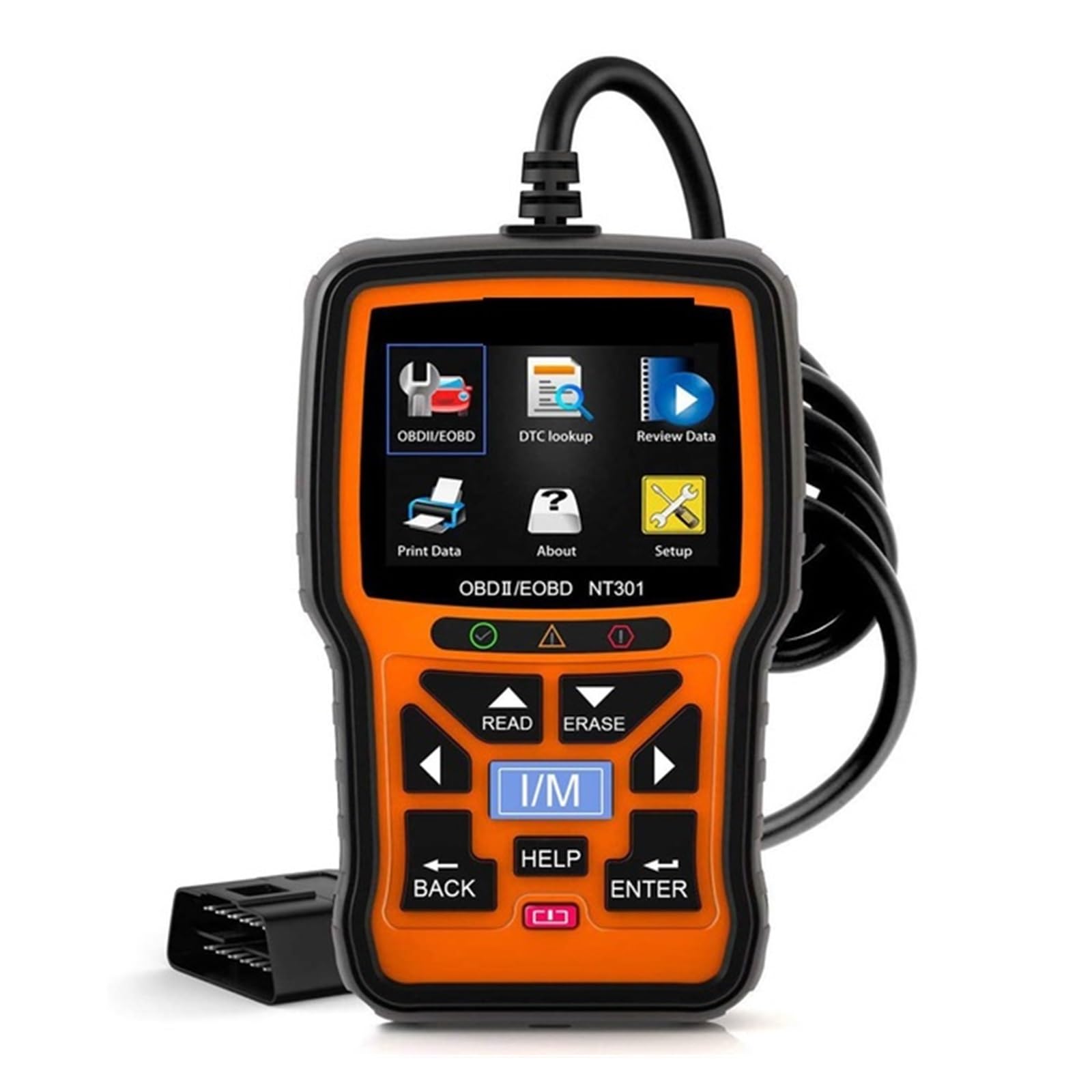 NT301 OBD2 Scanner Check Engine Code Reader Profesjonalny skaner samochodowy ODB2 Narzędzia diagnostyczne samochodów,Przyjazny dla użytkownika