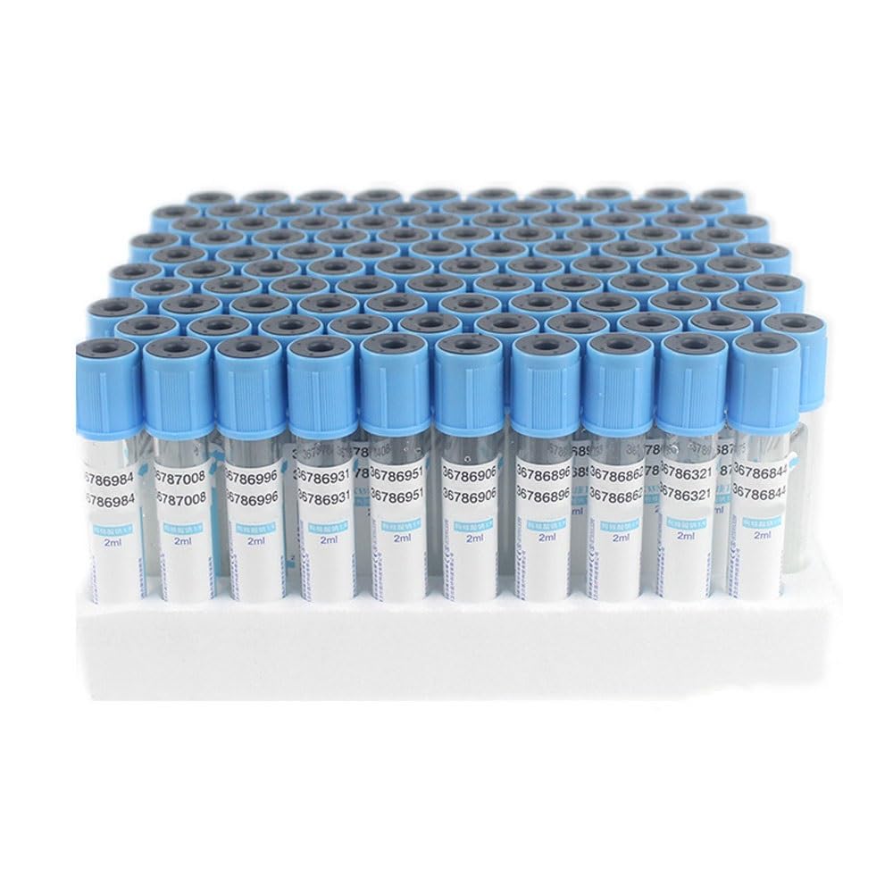 Einweg-Blutentnahmeröhrchen, 100er-Pack Reagenzgläser mit Gel und Gerinnselaktivator für Serumtrennung, PRP-Vorbereitung, Phlebotomie und Laborgebrauch