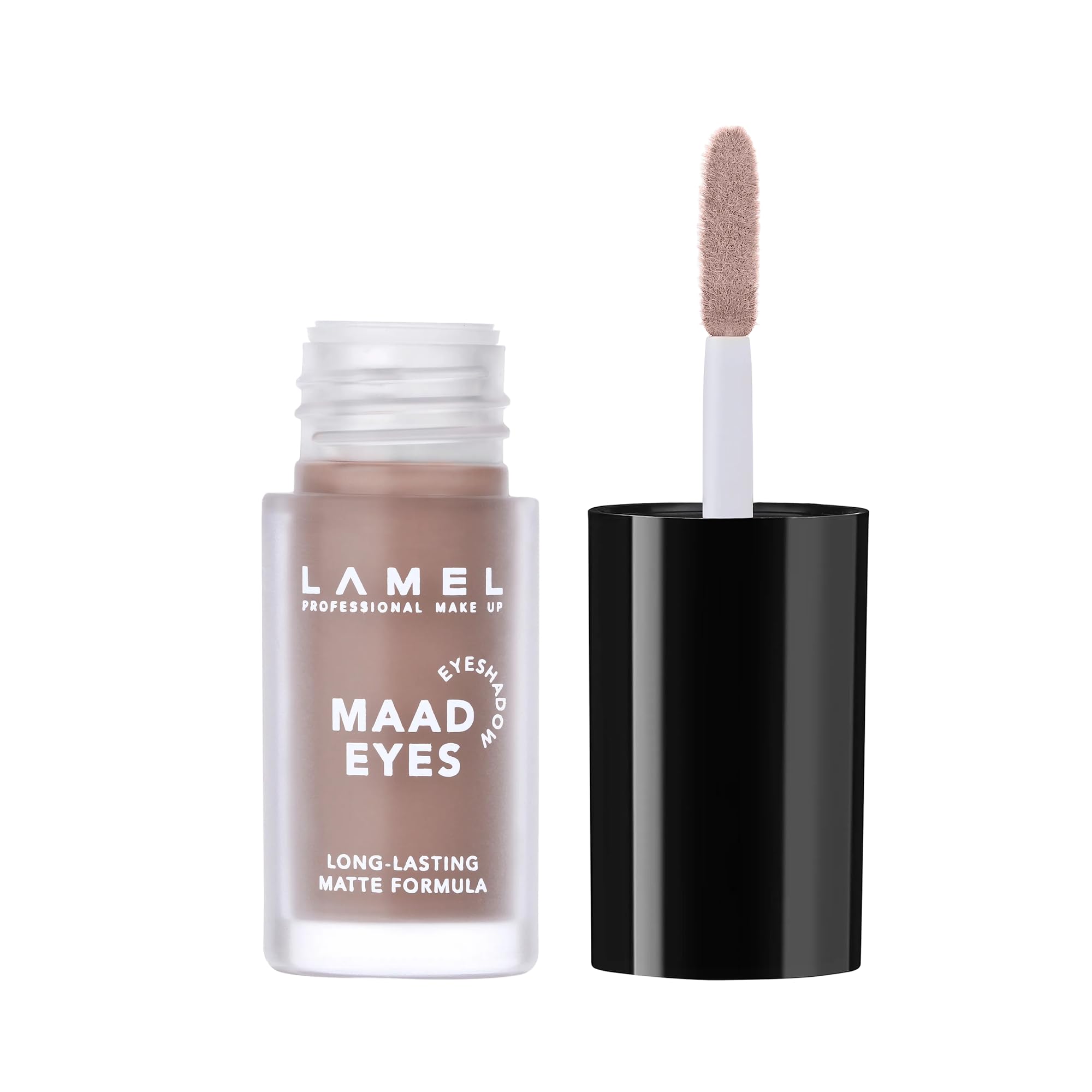 Matte Liquid Eyeshadow - Long Lasting Waterproof Eye Tint - Quick-Drying, Hypoallergenic Eye Makeup - Creamy & Smooth Formula - Brown Matte Cream Eyeshadow - Maad Eyes, №401, 5.2ml / 0.17oz